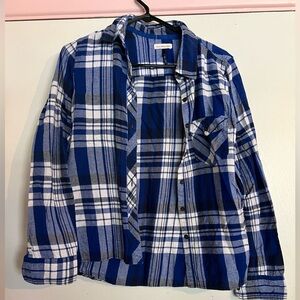 BLUE PLAID FLANNEL